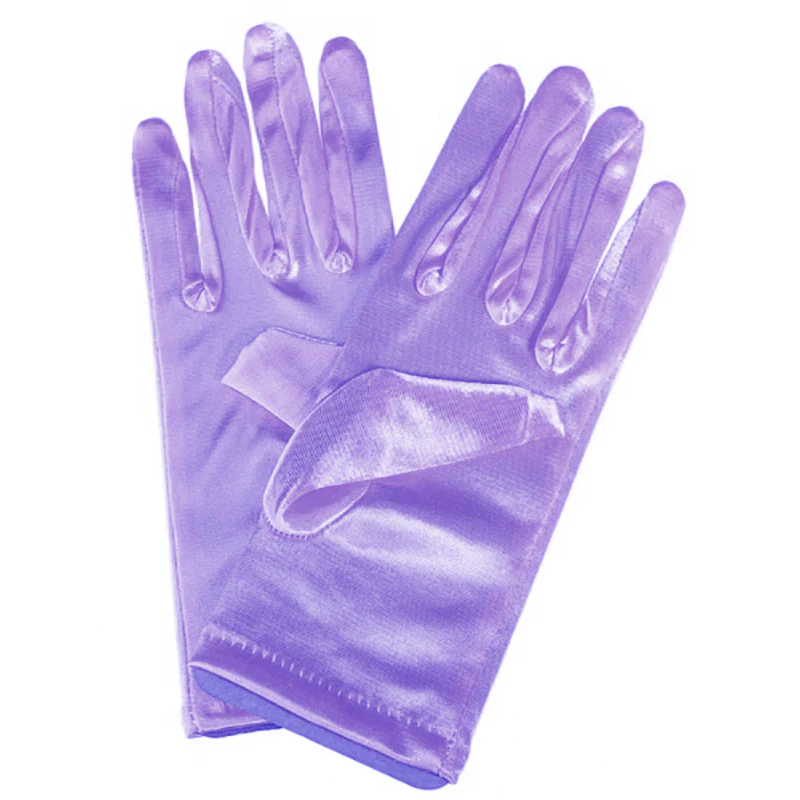 Bridal Wedding Gloves Short Satin Dress Gloves - Image 15