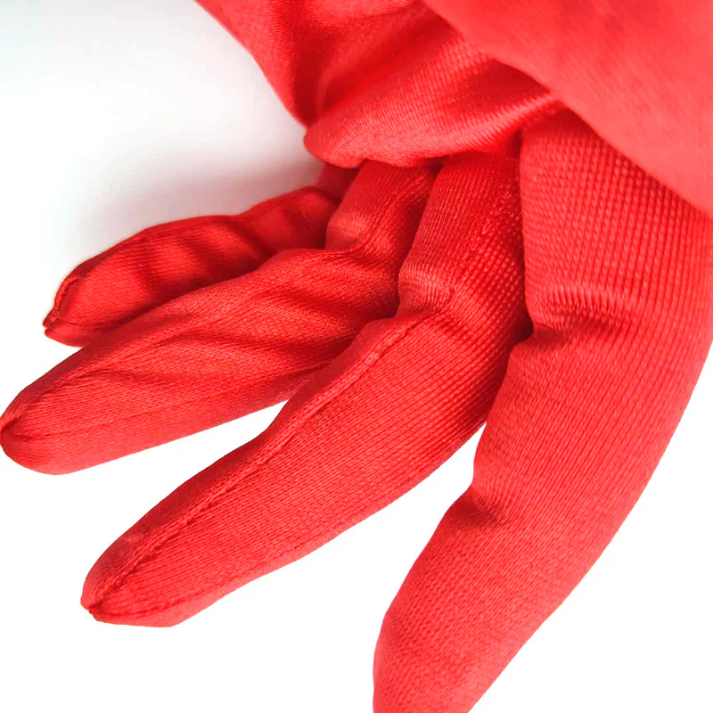 Bridal Wedding Gloves Short Satin Dress Gloves - Image 3