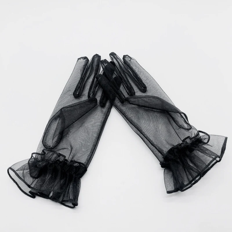 Bride Wedding Gloves Butterfly Embroidered - Image 4