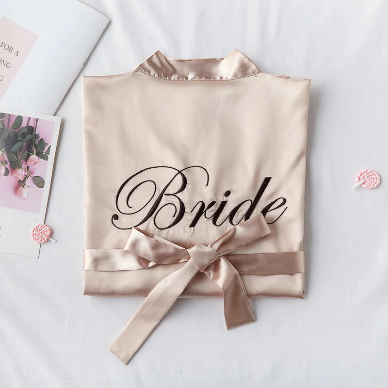 Bridesmaid Bridal Dressing Gown Night Gown - Image 14