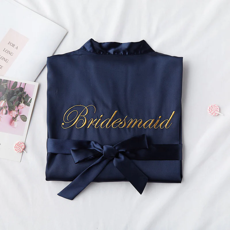 Bridesmaid Bridal Dressing Gown Night Gown - Image 20