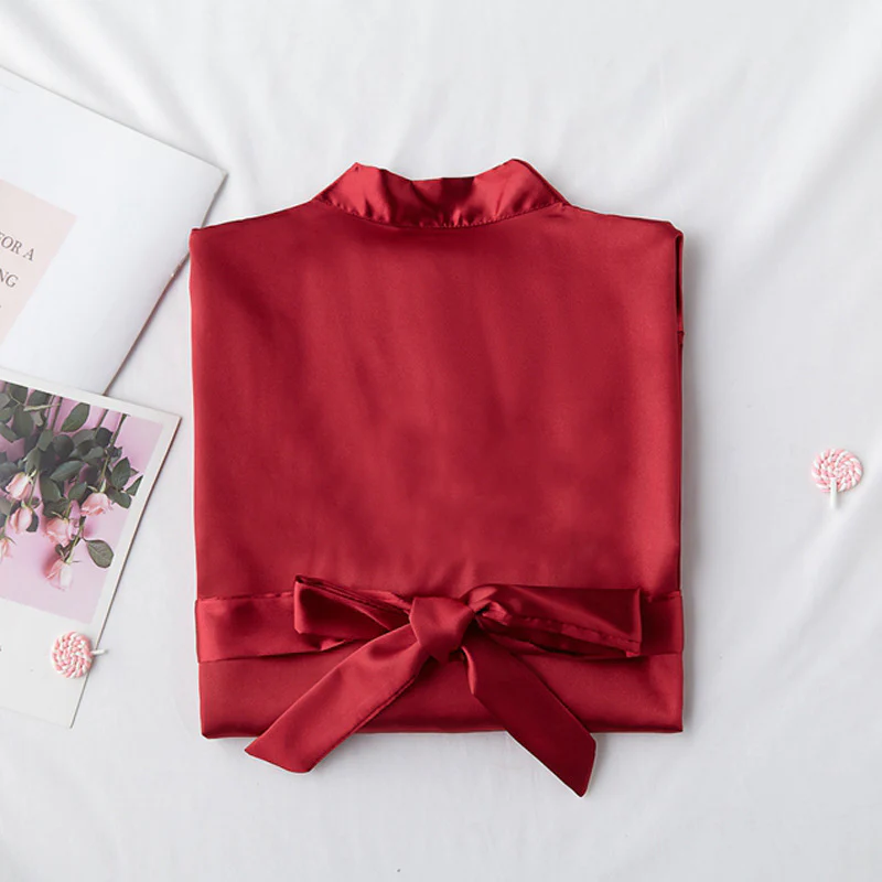 Bridesmaid Bridal Dressing Gown Night Gown - Image 6