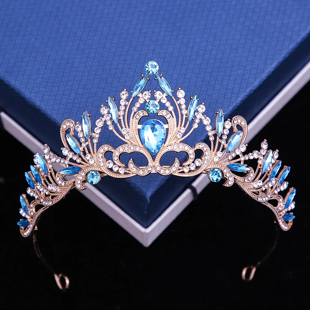Quinceanera Crystal Tiara Party Crown Hair Accessory - Image 3