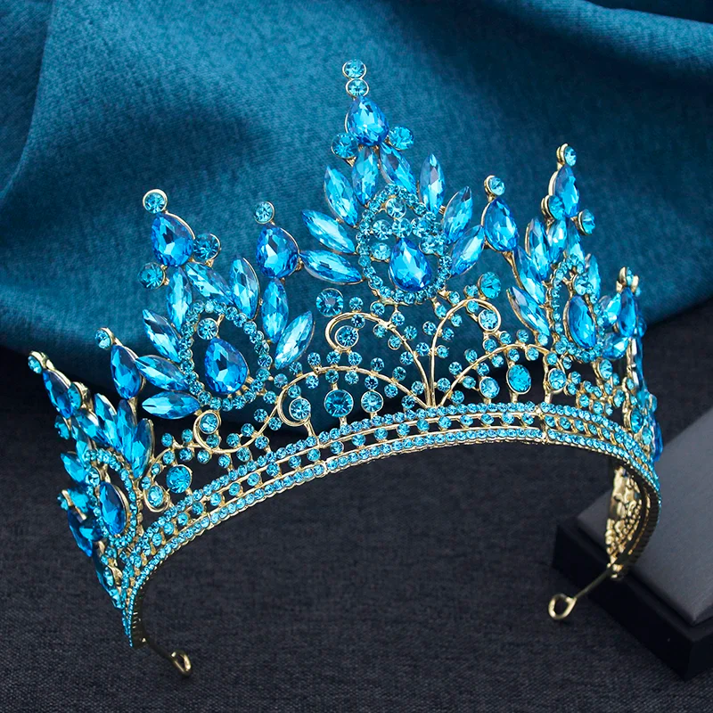 Quinceanera Crystal Tiara Princess Crown Hair Accessory - Image 5