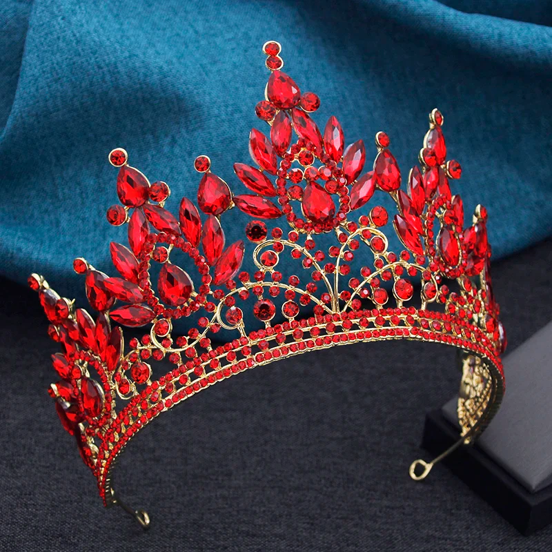 Quinceanera Crystal Tiara Princess Crown Hair Accessory - Image 6