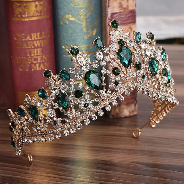 Quinceanera Party Tiara Crystal  Rhinestone Pageant Crown Accessory - Image 4