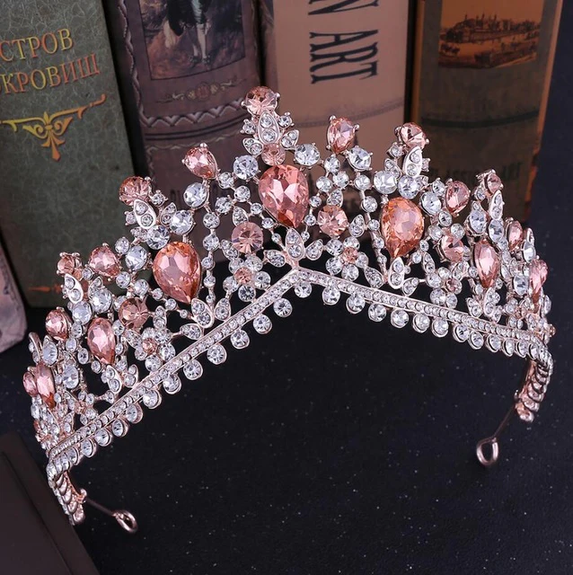 Quinceanera Party Tiara Crystal  Rhinestone Pageant Crown Accessory - Image 7