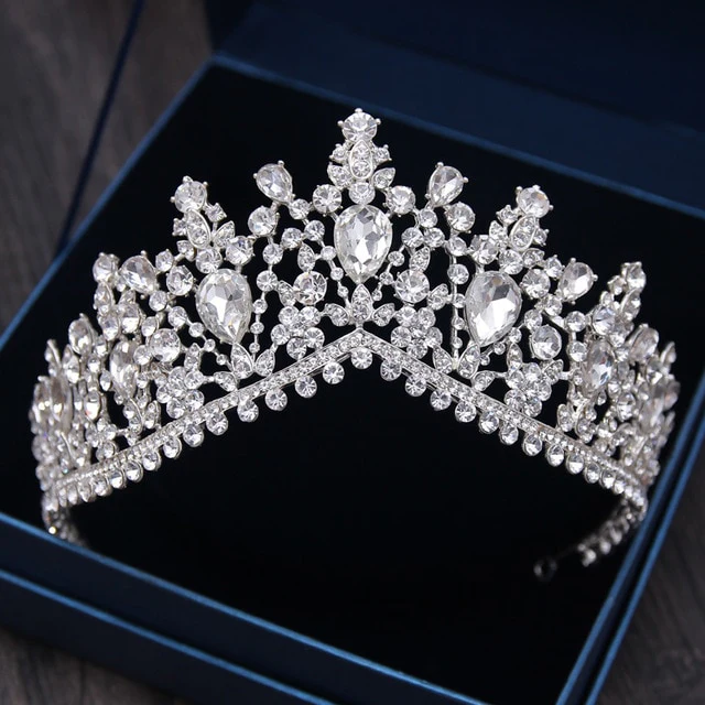 Quinceanera Party Tiara Crystal  Rhinestone Pageant Crown Accessory - Image 8