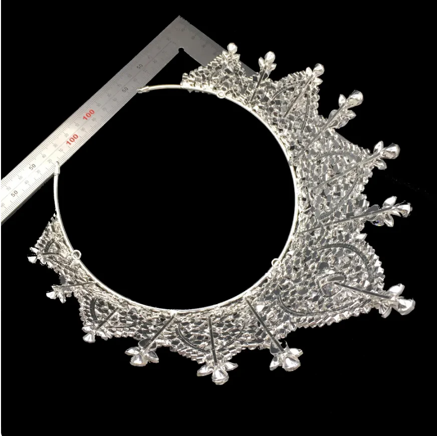 Tiara Crown Royal Cubic Zirconia Wedding Hair Accessory - Image 6